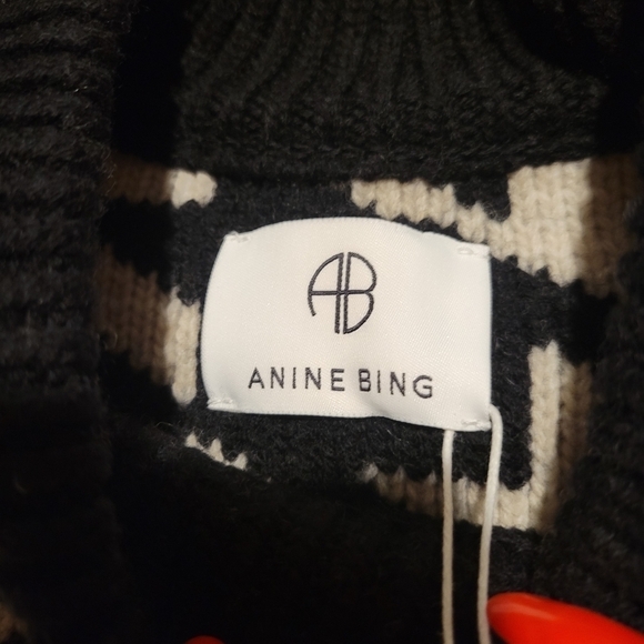 Anine Bing Cheyenne Wool Cashmere Sweater S - Picture 6 of 13